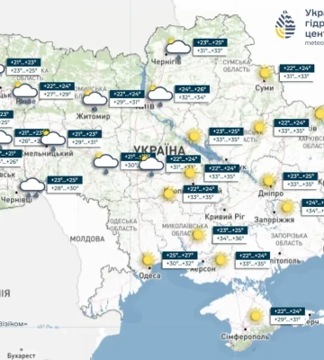 Прогноз погоды на 7 августа 2026 года в Украине: +38 — где ждать гроз, града и шквалов?