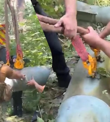 У Сумах прямо в парковій зоні знайшли 500-кілограмовий російський КАБ
