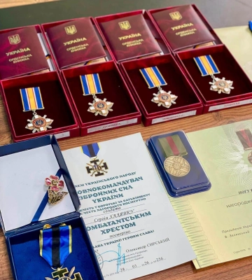 Родини військових та зниклих безвісти отримали нагороди (ФОТО)