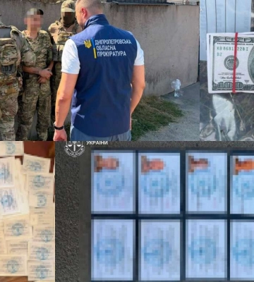 В Днепре разоблачили дельца, который вымогал 20 тысяч долларов за "отсрочку" и поддельные статусы УБД