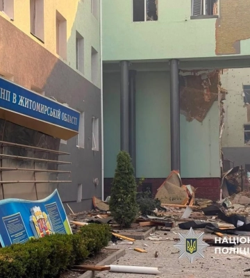 Подвійний удар по Житомиру: Нацполіція назвала імена поліцейських, які загинули під час атаки РФ