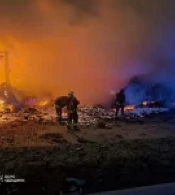 На Одещині ліквідували пожежу після російського удару