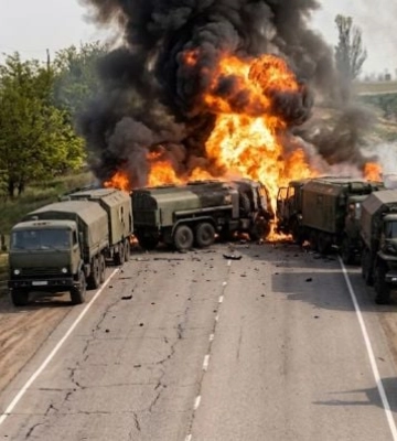 «Все под контролем только на бумаге»: как топливный кризис, блэкауты и удары по трассе «Новороссия» обесточивают и изолируют Мелитополь (скрины, видео)