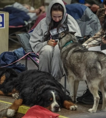 Почти 40 тысяч человек этой ночью укрывались на станциях киевского метро