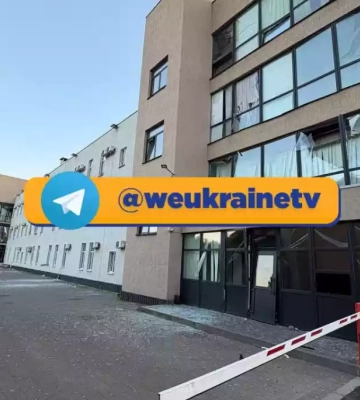 Через російський обстріл Києва пошкоджено офіс телеканалу «Ми — Україна»