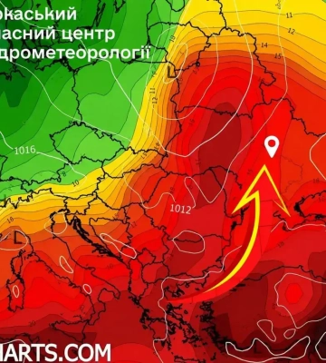До +37°C прогнозують на Черкащині через надходження розпеченого африканського повітря