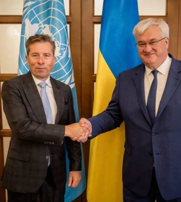 Сибіга закликав посилити тиск на росію під час зустрічі з заступником Генсека ООН