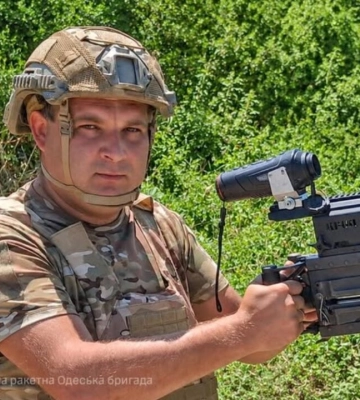 У ніч на 20 серпня на Одещині воїн із великокаліберного кулемета вразив ворожий ударний БпЛА