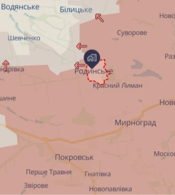 Враг оккупировал Родинское и продвинулся вблизи Артильного, - DeepState. КАРТА
