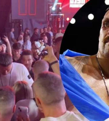 Усик вызвал ажиотаж вокруг себя на вечере бокса во Львове
