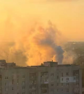 Потужний вибух пролунав у День прапора у Львові
