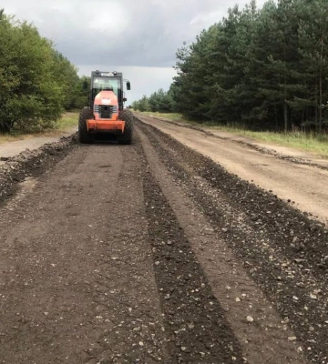 На Львівщині ремонтують 1,65 км дороги Немирів — Добросин
