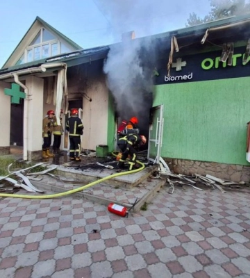У Львові внаслідок пожежі в аптеці загинув чоловік