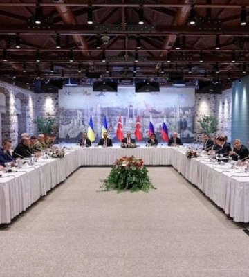 Президент: Росія продовжує вимагати виведення військ з Донбасу, США пропонують припинення вогню і буферну зону