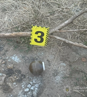 На Одещині військовослужбовиця кинула на подвір’я сусідів три гранати: одна вибухнула