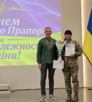 У Луцьку з нагоди 35-річчя Незалежності України вручили почесні відзнаки