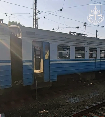 Потяг у Лозівському районі Харківщини росіяни атакували «геранями» – прокуратура 
