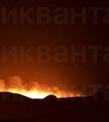Взрывы гремели больше двух часов: в Мелитополе несколько прилетов, в Кирилловке — удар по базе с военными РФ (видео)