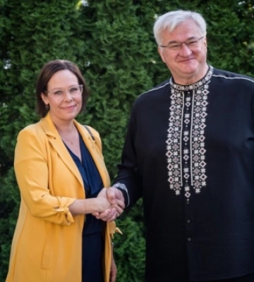 До Києва прибула міністерка закордонних справ Швеції