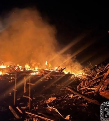 Росіяни вночі атакували шістьма дронами Леб'яже в Харківській області. Загинули двоє жінок
