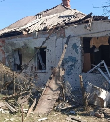 Внаслідок обстрілу Ізюму загинув чоловік, постраждала дитина