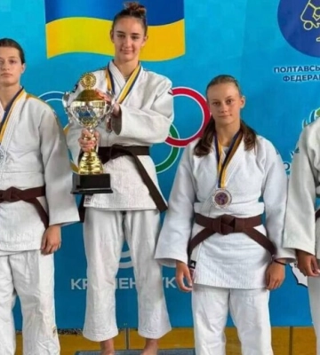 Кам’янчанка Кароліна Гаврись здобула золото на всеукраїнському турнірі з дзюдо