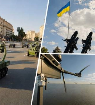 Дроны в небе и на Днепре: какое украинское роботизированное оружие продемонстрировали 24 августа