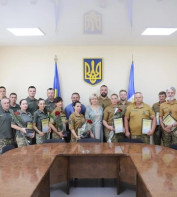 У День Незалежності в Ізмаїлі відзначили військовослужбовців (відео)