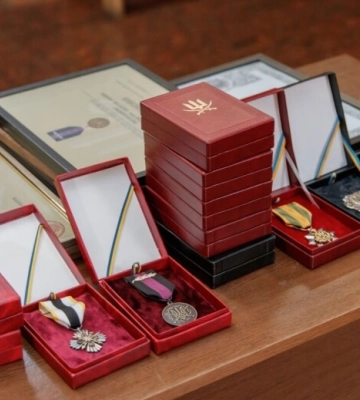 У Дніпрі напередодні Дня Незалежності відзначили близько 50 військових 91-го батальйону
