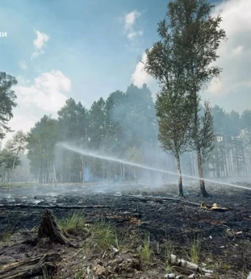 На Київщині 25 серпня оголошено надзвичайний рівень пожежної небезпеки