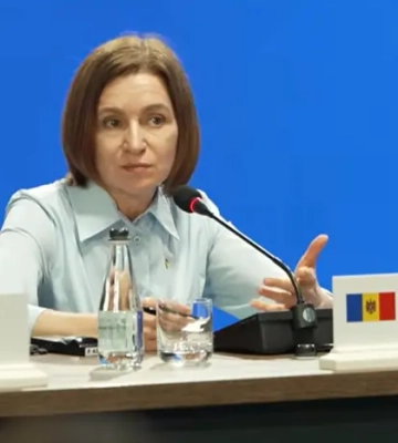 Санду заявила, що РФ щонайменше один раз умисно спрямувала дрон до Молдови