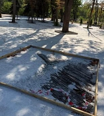 Значну ділянку території залили бетоном — що відбувається у парку Мершавцева у Кривому Розі