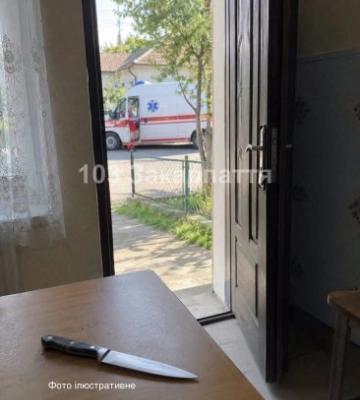На Ужгородщині 1-річна дитина травмувалася ножем, стягнувши його зі столу