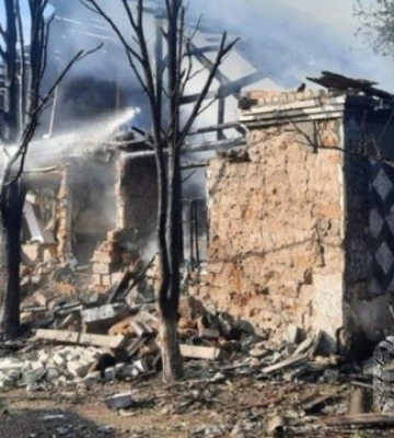 На Харківщині внаслідок обстрілів загинув чоловік, ще 13 людей постраждали