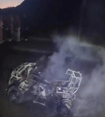 У Костополі рятувальники ліквідували пожежу квадроцикла(ВІДЕО)