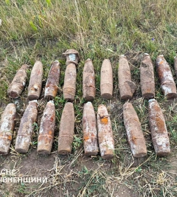 На Рівненщині піротехніки виявили на присадибній ділянці 18 артснарядів часів Другої світової(ВІДЕО+ФОТО)