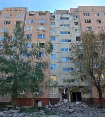У Краматорську 12 поранених після восьми ударів РФ, серед них немовля