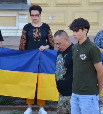 Кропивницький попрощався із чотирма захисниками України 
