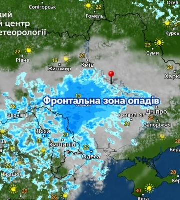 Погода готує різкий поворот, 26 серпня прийдуть дощі та грози