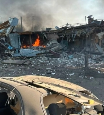 Російський дрон ударив по Харкову, відомо про трьох постраждалих – ОВА