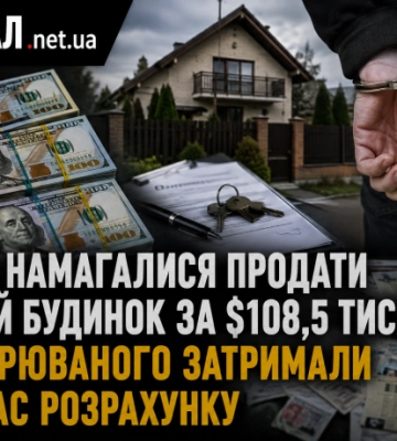 У Бучі намагалися продати чужий будинок за $108,5 тисячі: підозрюваного затримали під час розрахунку