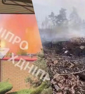 На Дніпропетровщині евакуація після вибухів: влада каже про "воєнний злочин"