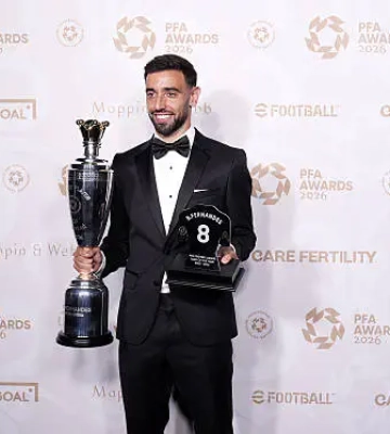 Бруну Фернандеш став найкращим гравцем року в Англії за версією PFA