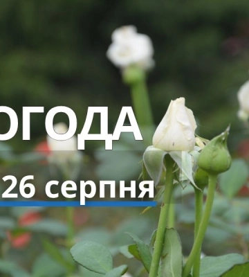 На Харківщині 26 серпня очікується до 27° тепла 
