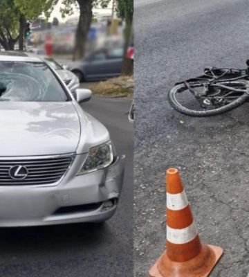 ДТП на вулиці Семена Палія в Одесі: автомобіль збив велосипедиста