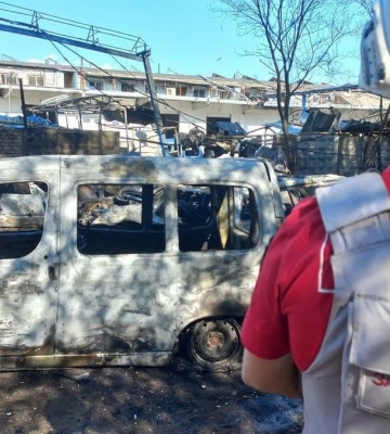 УКК помогал ликвидировать последствия российской атаки БпЛА в Запорожье