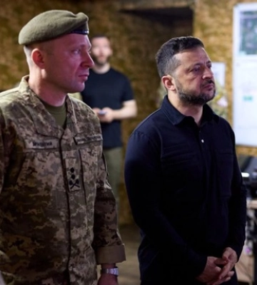 Зеленский прибыл на Александровское направление