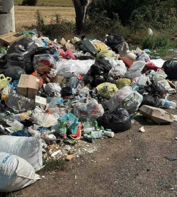 Смітник просто біля траси Київ – Одеса: стихійне звалище довелося прибирати дорожникам