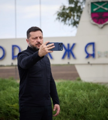 Володимир Зеленський відвідав Запорізький напрямок