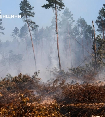 На Рівненщині горять лісова підстилка та торф (ФОТО+ВІДЕО)